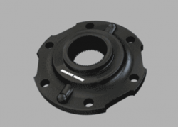 Flange front axle shaft, LC100 1998-2007